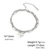 Cazador Swallow Bird Charm Bracelets for Women Stainless Steel Beads Box Chain Hand Bracelet Jewelry Gift 2026 Wholesale