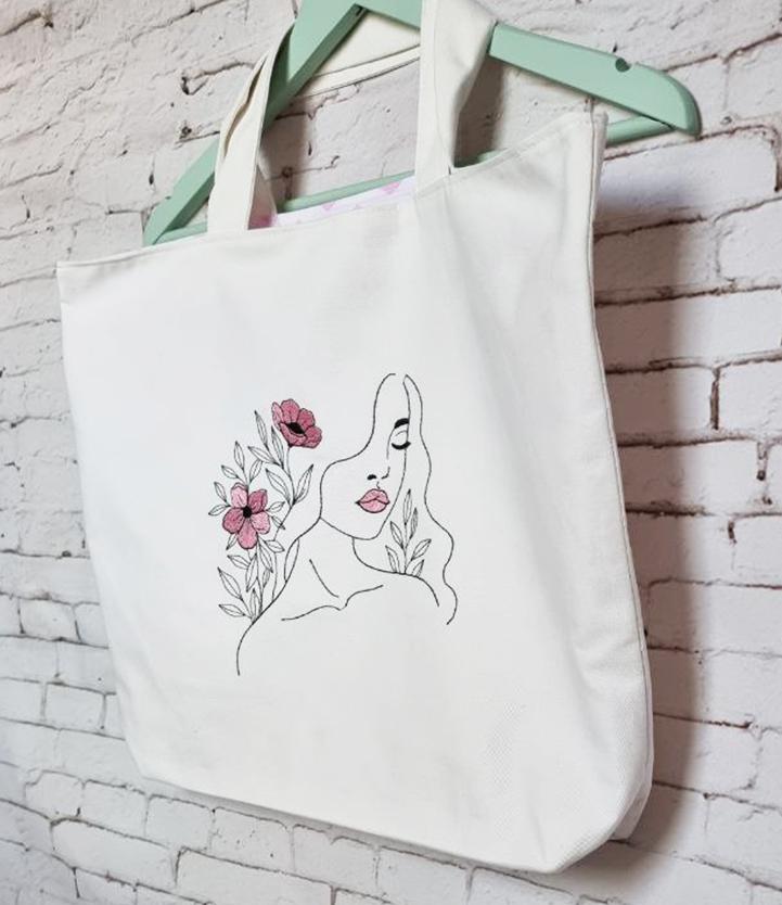 Nákupní taška shopper Dáma LB789 NeedleWoman   Bílá (39681007)