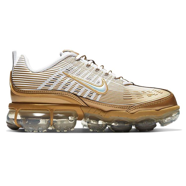 Nou Nike Air VaporMax 360 Alb Auriu Metalic Damă CK9670-101