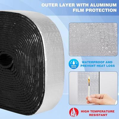 Rohrisolierband, Selbstklebende Aluminiumfolie für Kaltwasser im Winter