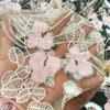 1 Yard Lace Fabric 3D Floral Bead Embroidery Sewing Wedding Dresses,evening Gowns,cheongsam Fashion Fabric for DIY