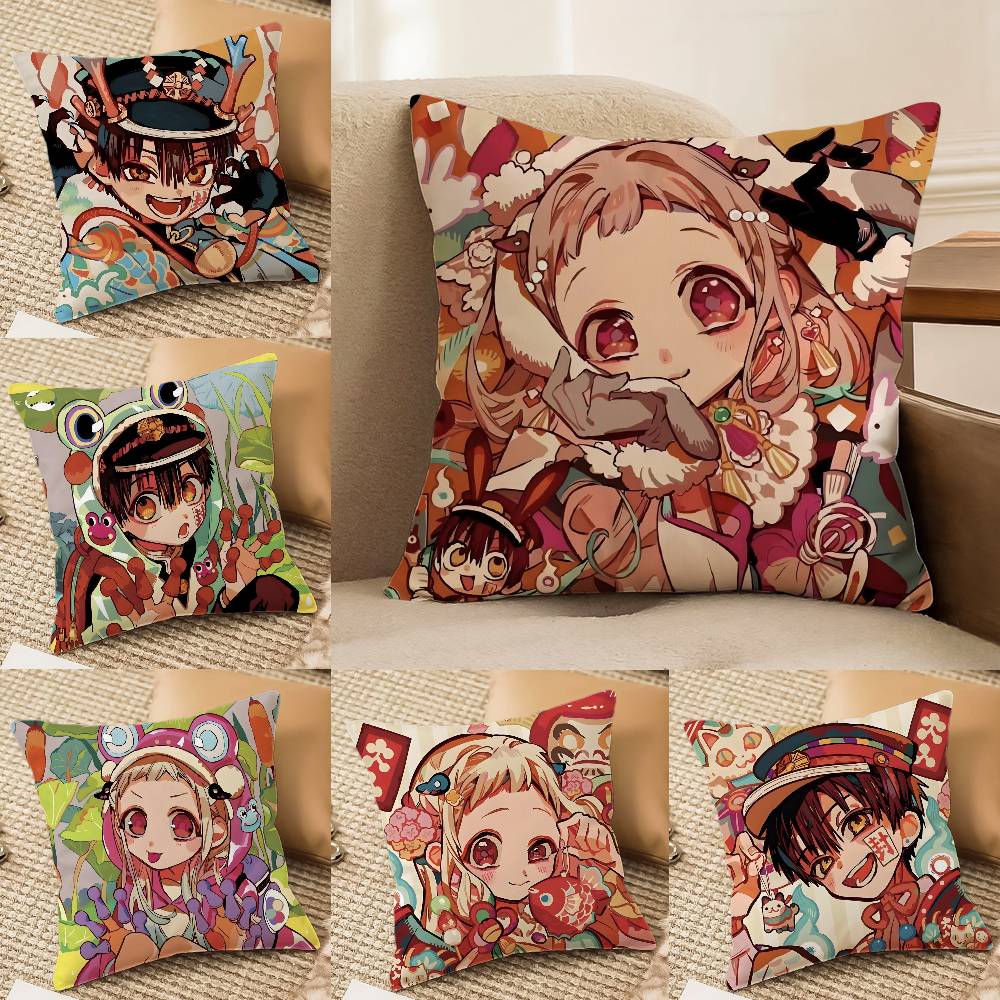 Love T-Toilet-bound Hanako-kun-MT Pillow Case Printed Brushed Fleece Pillow Baby Skin-Touch Eco-Friendly Dye-Sublimat