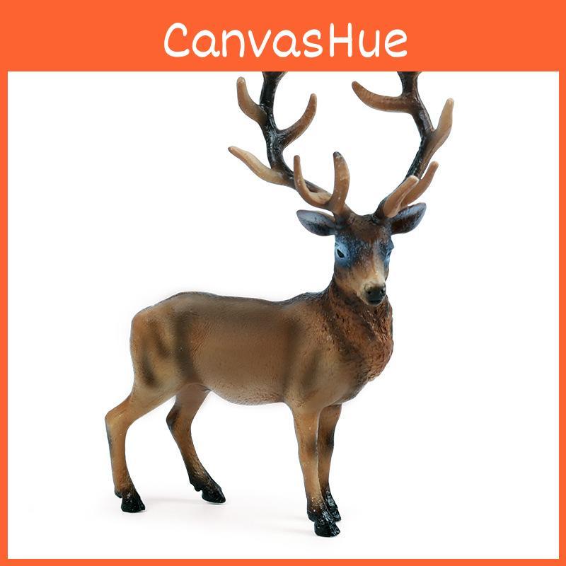 Europese Rendier Dierbeeldje Van Kunststof Perfect Voor Feestelijke Decoratie