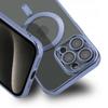 Case For Iphone 15 Pro Magsafe Reinforced Case Blue Case + Glass