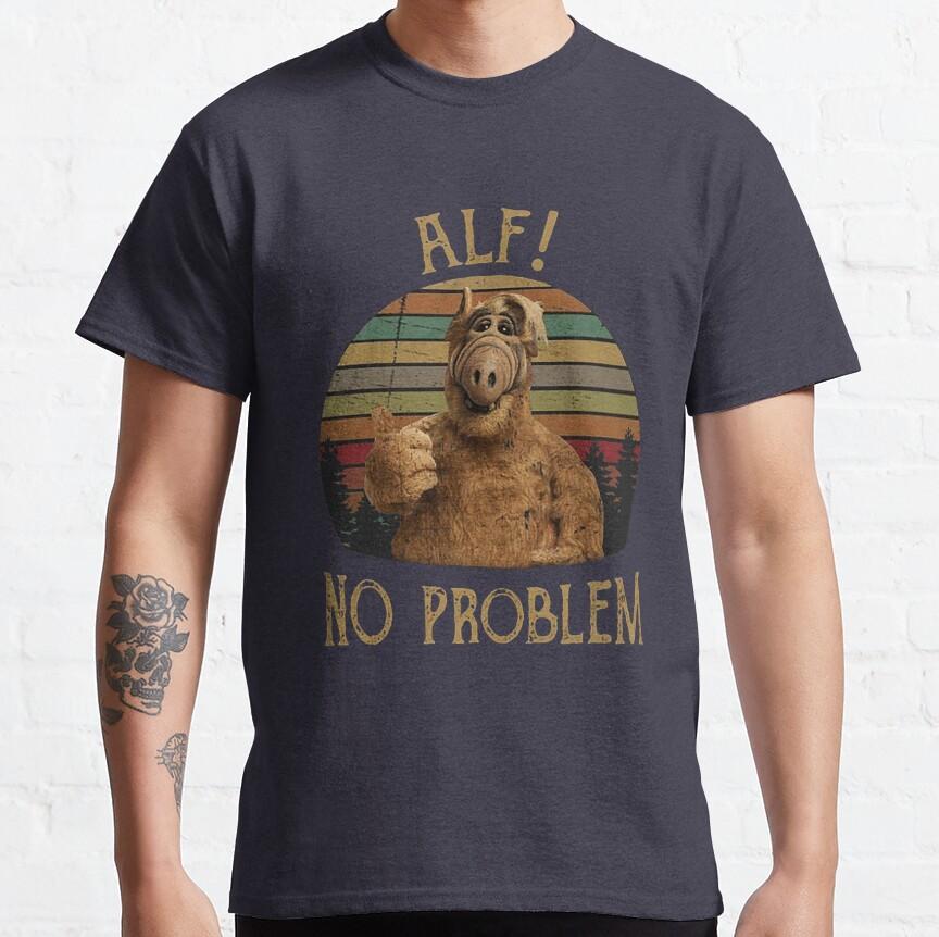 Alf - Gordon Shumway - TV Sitcoms graphic t shirts 90s Retro Style alien Character TV Show Unisex t shirt Adult all size S-6XL 4XL