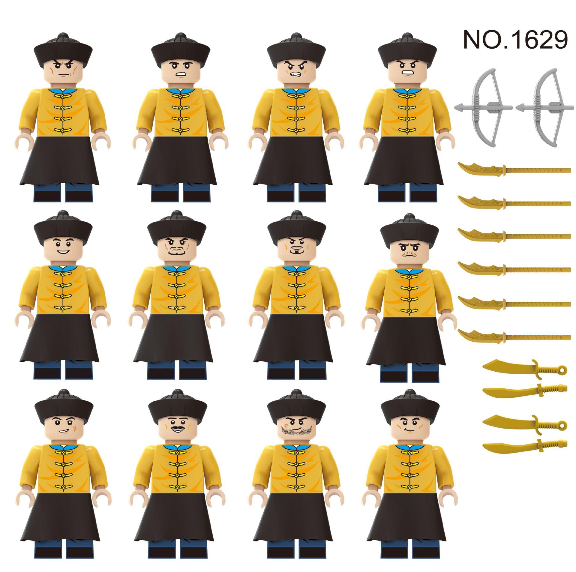 

M8045 M1629 M1633 Древняя Имперская гвардия гвардия Зеленый батальон солдат строительные блоки кукла игрушка
