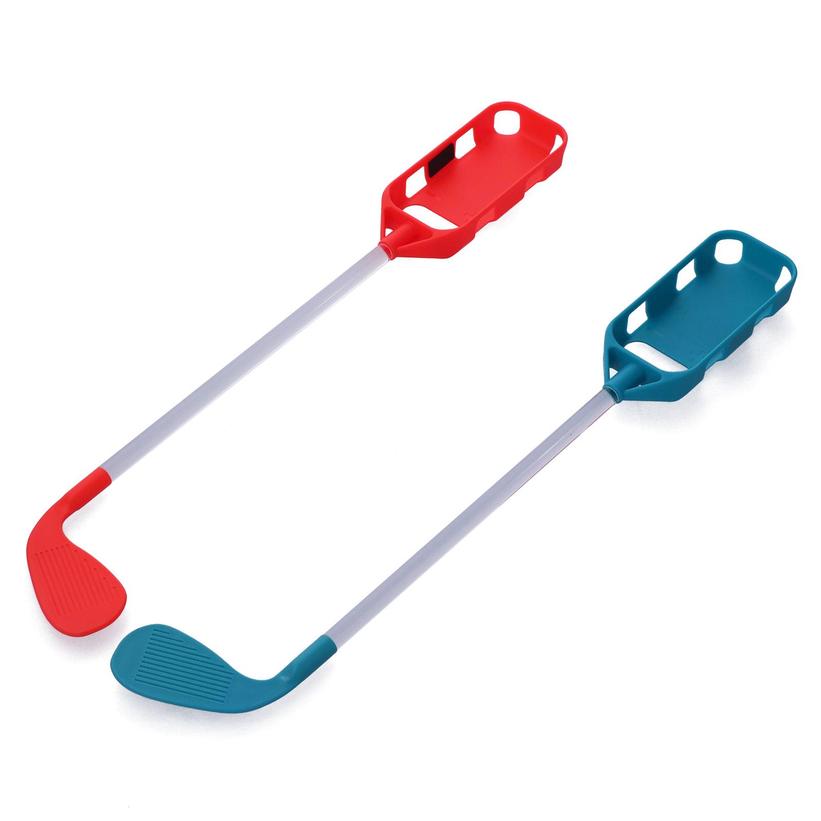 

2 шт. клюшки для гольфа прочные удобные для удержания игровые контроллеры для гольфа аксессуары для игр Switch