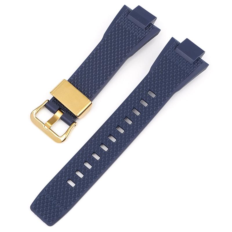 Watch Accessories For Casio G-SHOCK GST-B400 Series Resin Strap Men's Sports Waterproof Rubber Replacement Watchband Bracelet