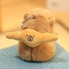 Kapibara plush toy afternoon tea capybara doll pendant pink keychain doll gift girl doll