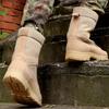 Outdoor High-top Desert Boots Combat Boots Men's Military Boots Breathable Hiking Shoes Spring and Autumn Tactical Boots Land Combat