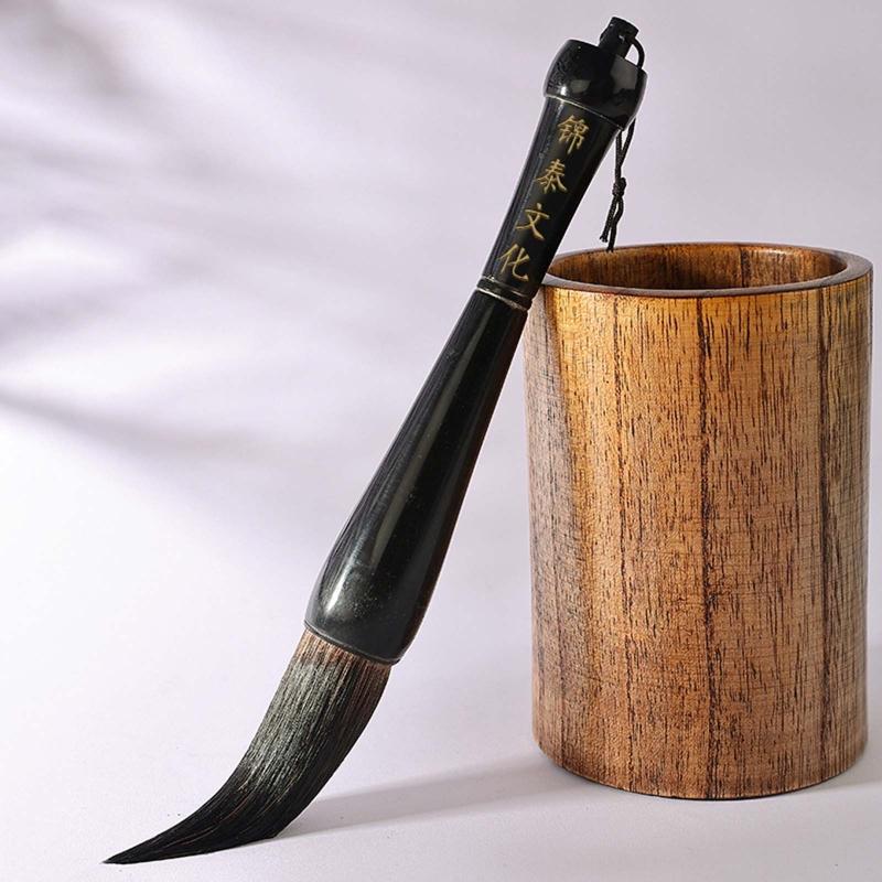 Chinese Spring Festival Couplets Calligraphy Brush Pen Handmade Hopper-shaped Sumi Drawing Brush for Landscape Painting