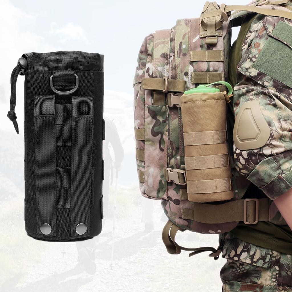 TRIWONDER MOLLE Water Bottle Bag Plastic Bottle Holder Kettle Bag