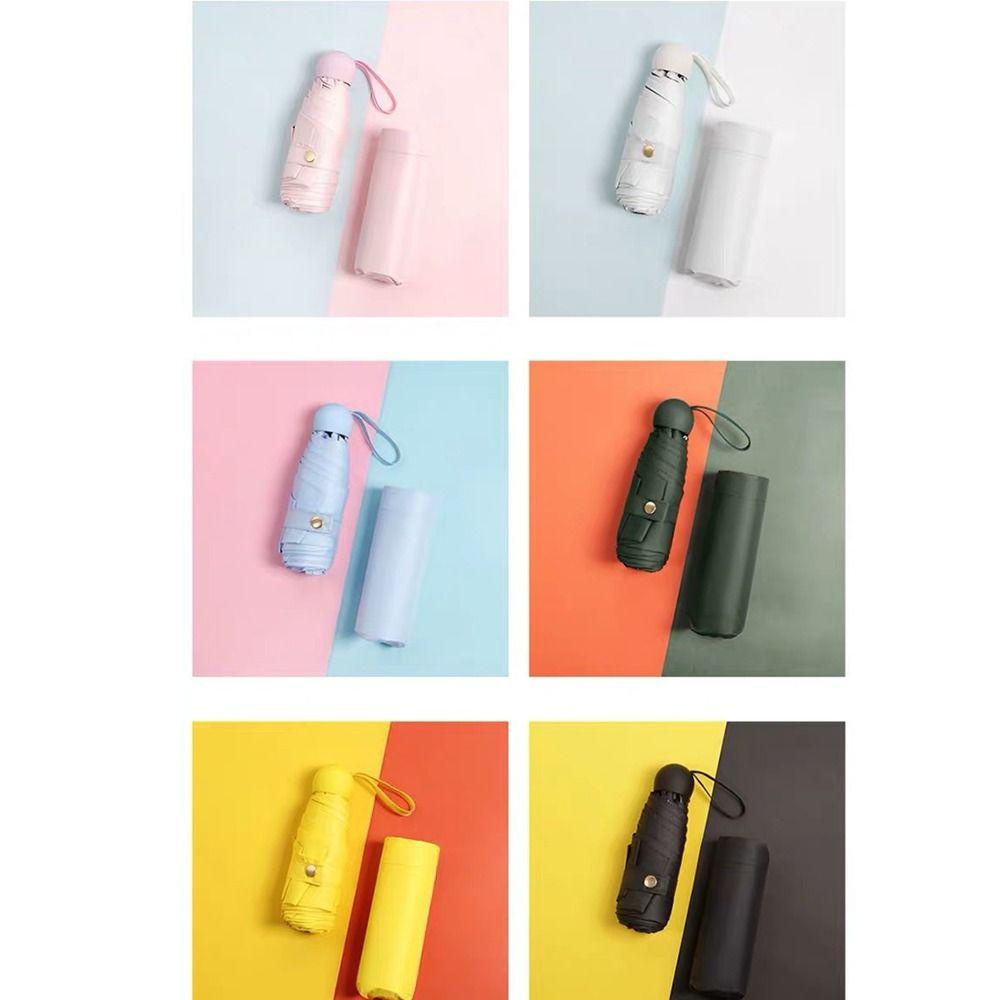 6/8 Ribs Travel Umbrella Mini Mini Folding Umbrella Waterproof Sun & Rain Pocket Umbrella Outdoor