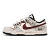 Nike Dunk Love IT Leather Coverage Height Increasing Coverage Height Increasing Low top Skateboard Shoes Unisex Brown HF5441-100(Team1096-)