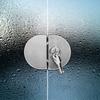 Stainless Steel Double Bolt Glass Door Lock Fit 10-12Mm Thickened Tempered Doors Anti-Theft Safety Catch for Office Family
