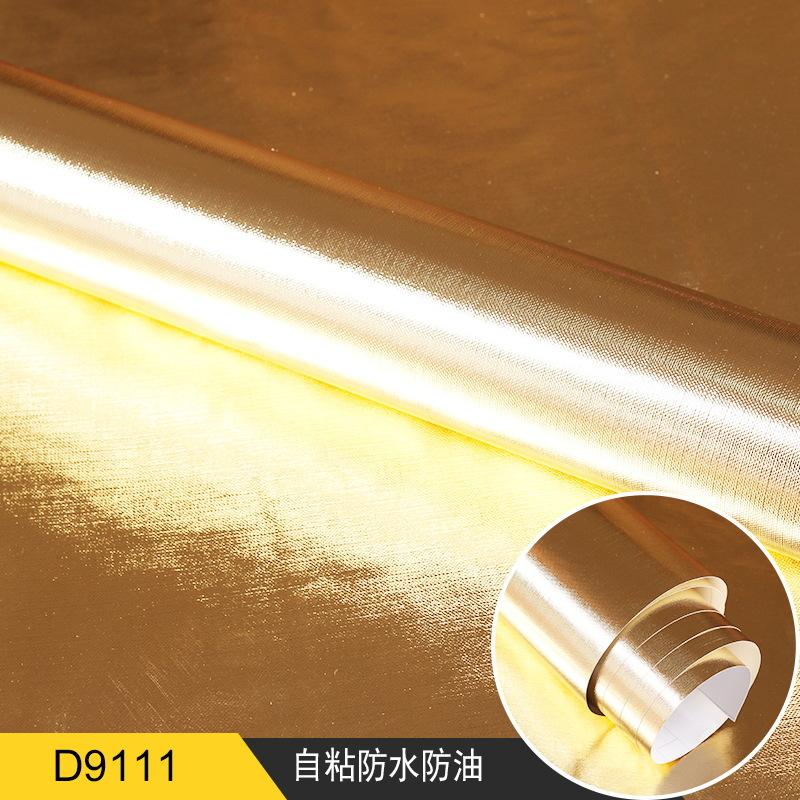 Kitchen Oil-proof Waterproof Stickers Anti-fouling High-temperature Aluminum Foil Self-adhesive Wallpaper Stove Cabinet Stickers