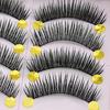 10 Par Handgjorda Långa Tjocka Korsande Lösögonfransar Smink Ögonfransar Förlängning
