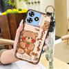 Back Cover Cartoon Phone Case For ZTE Blade A73 4G/V50 Smart Cute Kickstand Wristband Shockproof Waterproof Soft case