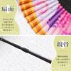 Folding Fan for Men and Stylish Japanese Individually Boxed Japan [Osaka Choseido] Women, Souvenir, Polyester, (Cool Temple/Maiko)