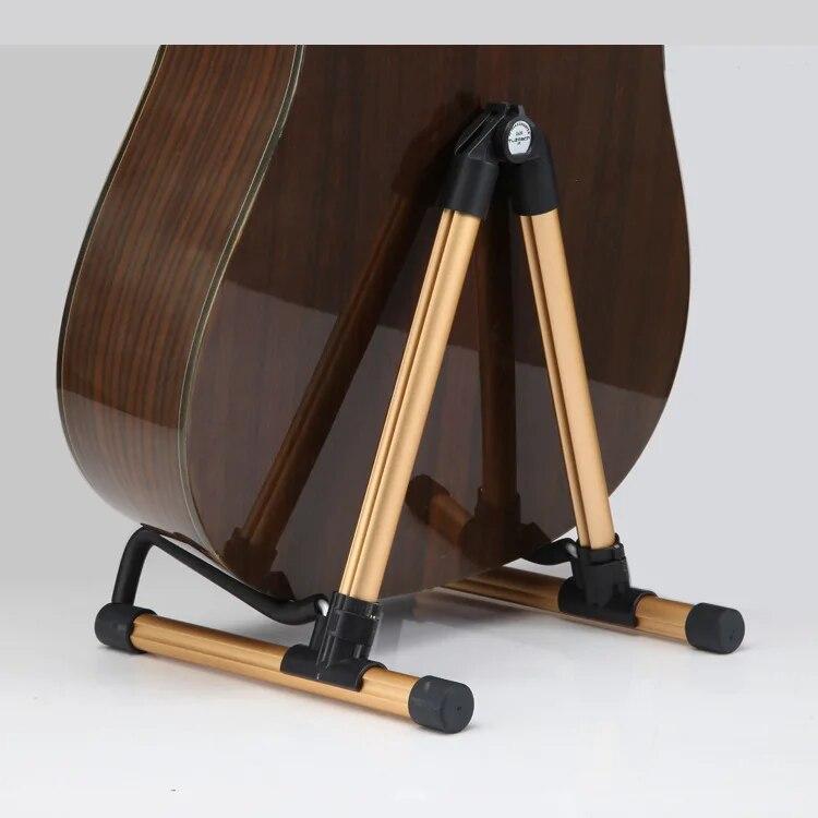 Guitar Stand Aluminum Alloy Foldable Removable A- Frame for Guitars Bass Ukulele Portable Bracket