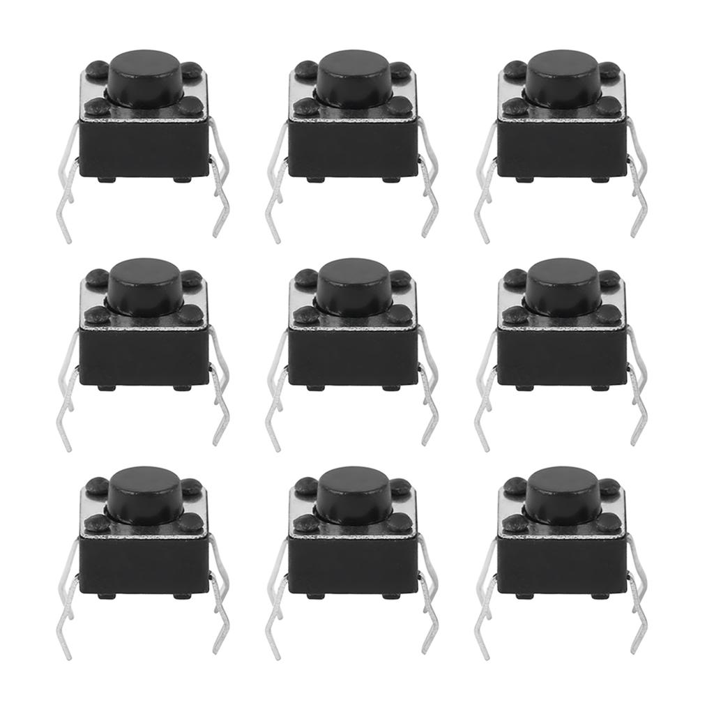 100pcs Momentary Tactile Push Button Switch Mini Micro Tact Switch Accessory 6 X 6 X 5mm