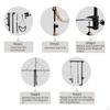 Pet Grooming Arm with Clamp for Medium and Small Dogs - 35 Inch Height Adjustable Two Haunch
