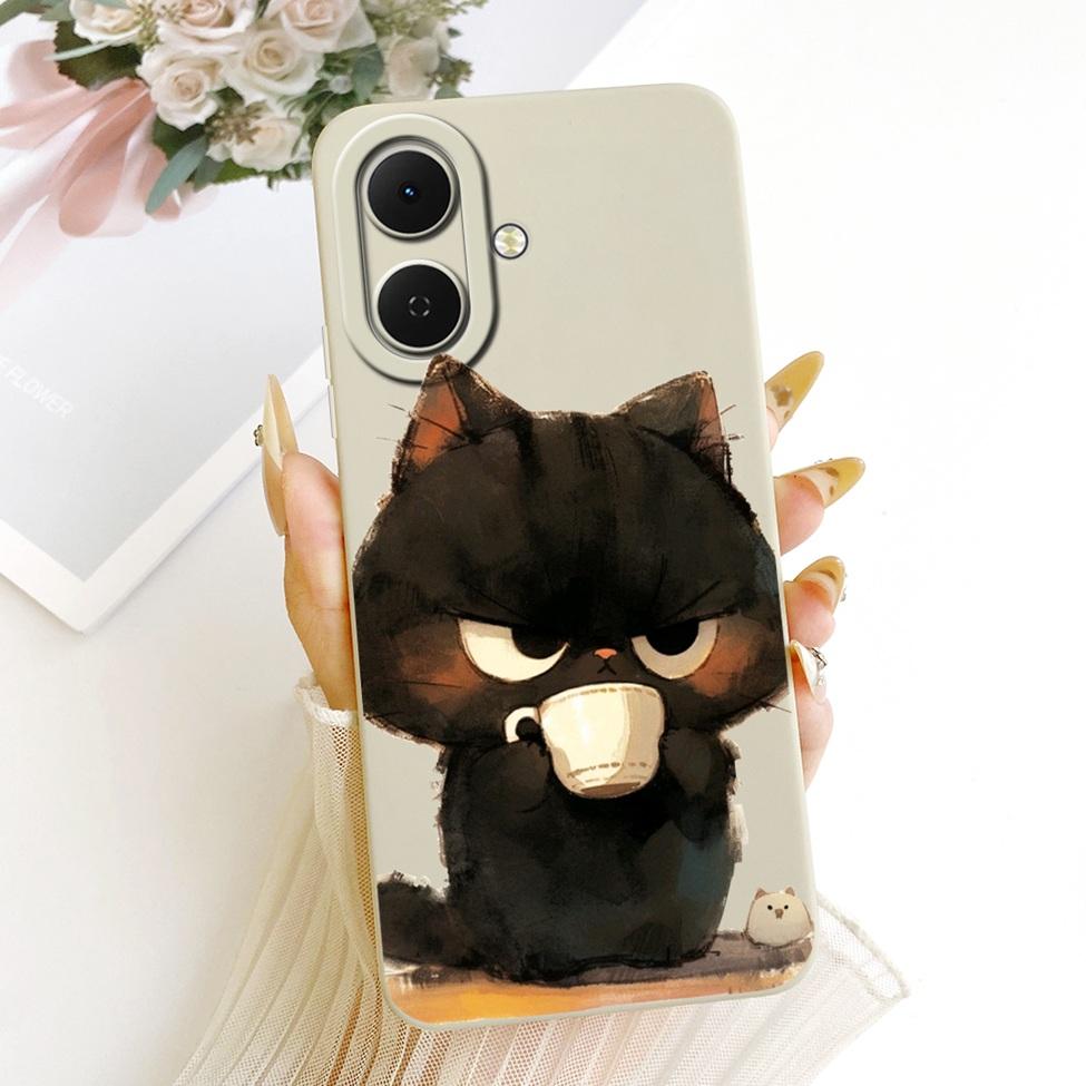 For Tecno KM4 Casing For Tecno Spark Go 2 Case Cover Luxury Fashion Cute Cartoon Funny Painted Silicone Phone Case