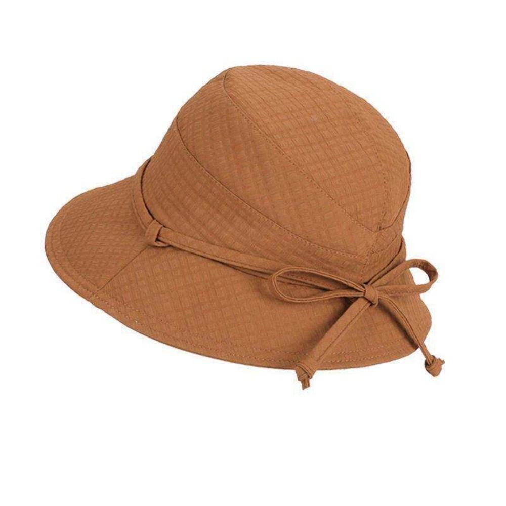 Lightweight Sun Protection Hat Breathable Sunshade Bucket Hat Daily Commuting кофейный