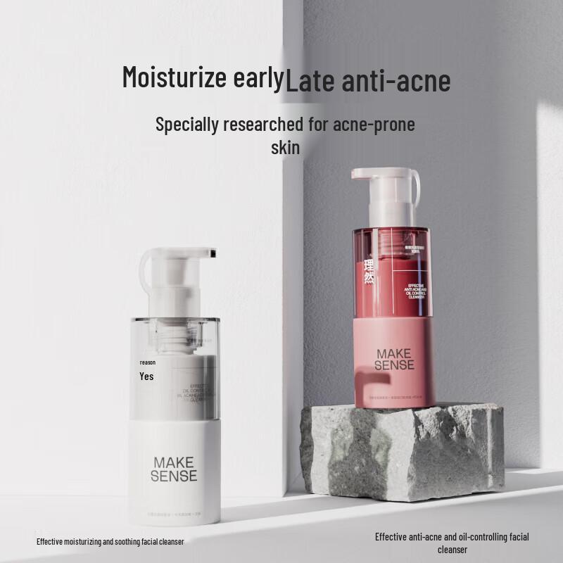 RUNATURE Men's Acne-Prone Skin Cleanser Duo Set