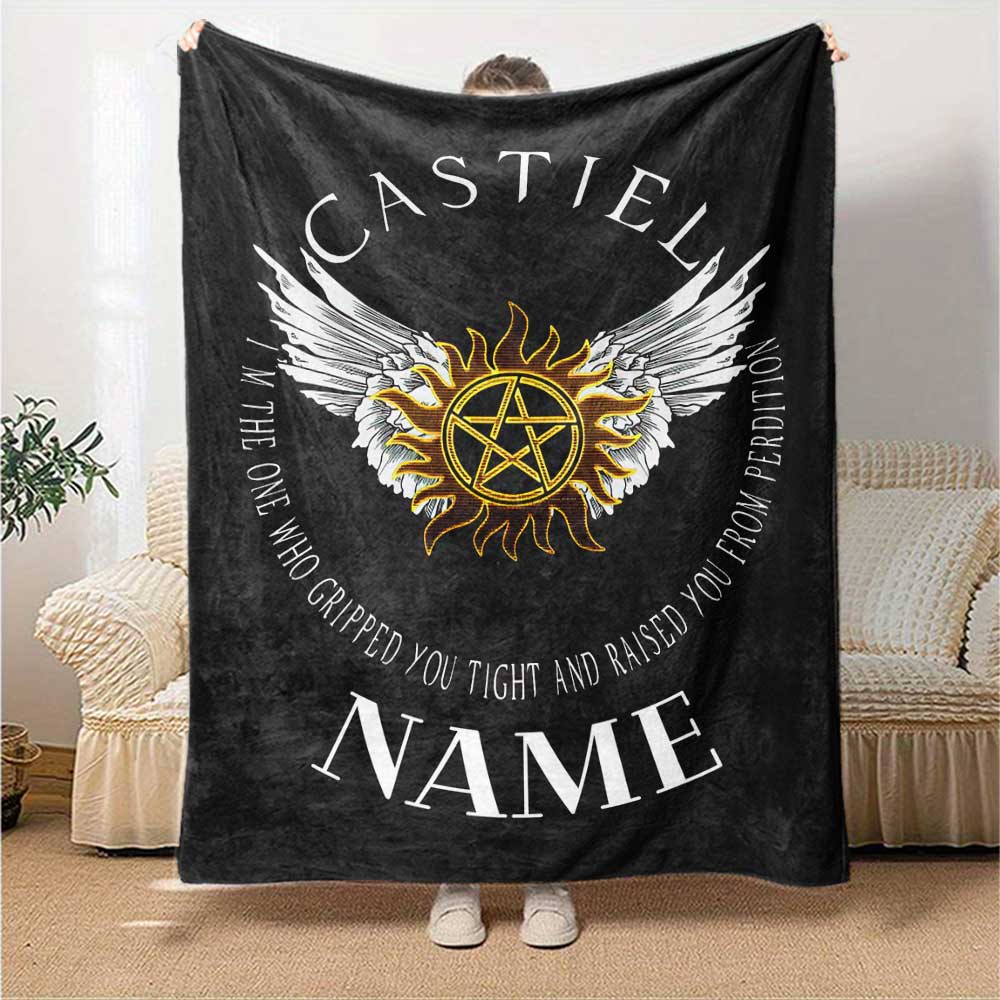 Like Warner Bros. Movies (4) Customize Your Name Blanket Throw Customizable Blanket Soft & Cozy Great for Home Decor Bed Sofa Chair
