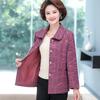 Autumn Lapel Jacket Short Year-old 0 Medium-sized Women's Season Suit Top