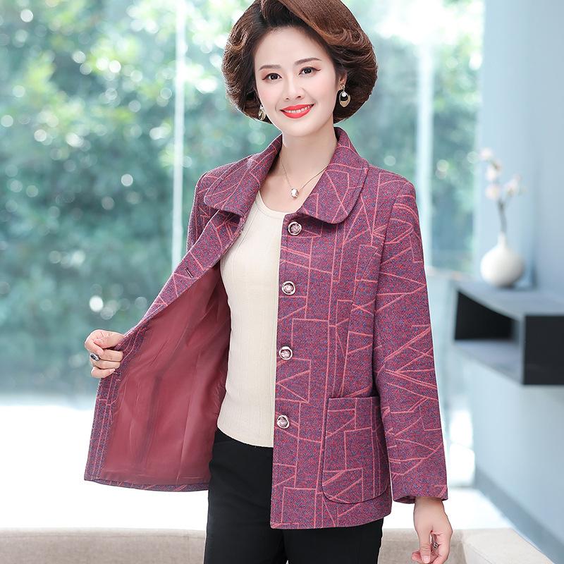 Autumn Lapel Jacket Short Year-old 0 Medium-sized Women's Season Suit Top