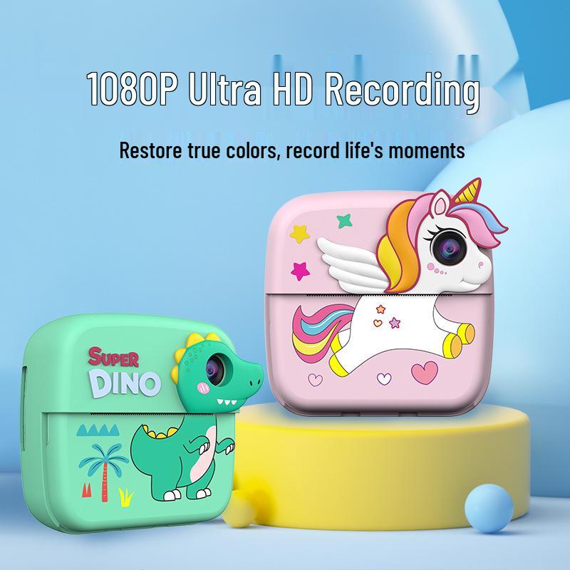 Unicorn Kids' Dual Thermal Instant Camera - HD and Cute Design