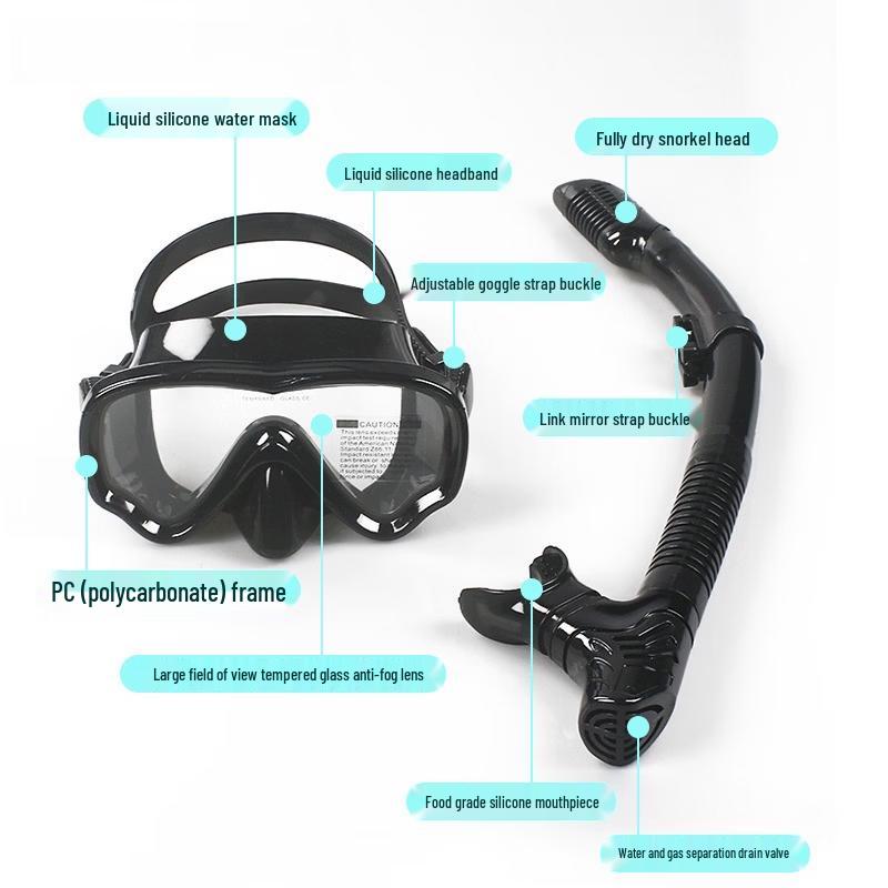 Alliance Envoy Large Frame HD Anti-Fog Dive Mask