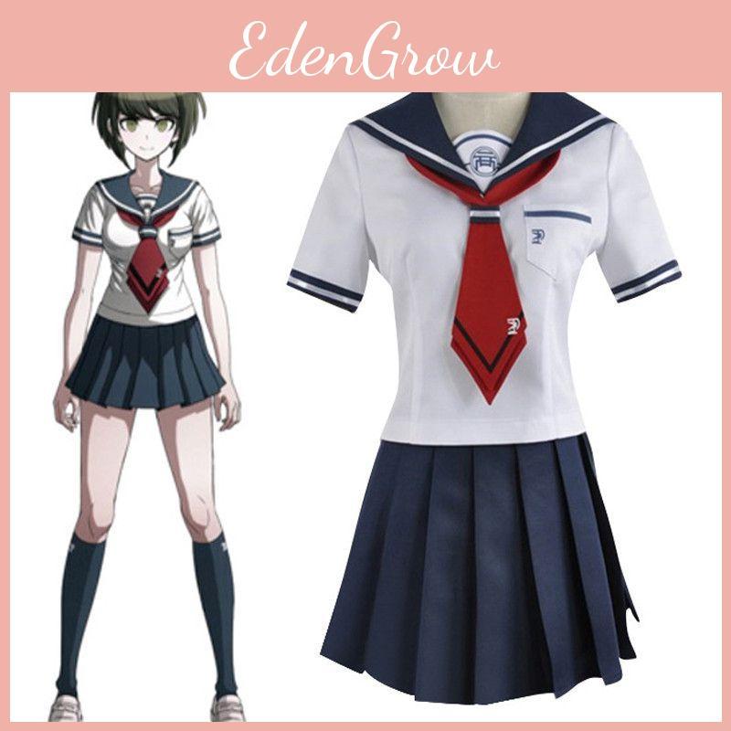 Danganronpa Naegi Komaru Stylish And Comfortable Costume Uniform Skirt Set With Socks For Anime Fans
