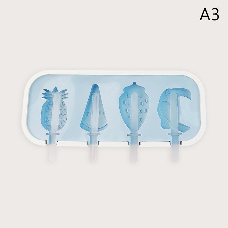 

4-упаковка формочек для мороженого, детские милые фигурки, силиконовая форма для мороженого, не содержащая бисфенол-А, многоразовая форма для мороженого, форма для пудинга