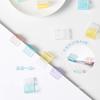Kawaii A4 Paper Binder Clips Jelly Color Paperclips File Documents Tickets Holder Bookmarks Index Page Clamp Desk Organizer
