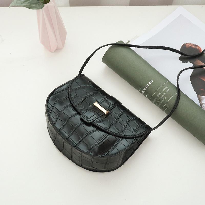 JYL TS Women's Sling Bags  Embroider 221 Bucket PU Leather All Match Bag