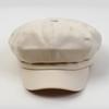 Universal chemistry wool ivory belted newsboy cap