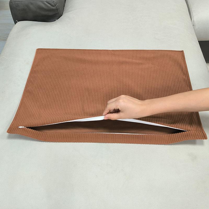 

Вельветовые прямоугольные диванные подушки, плюшевые декоративные подушки для гостиной, поддержка головы для кровати, наволочки премиум-качества 35 x 65cm