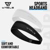WRELS Fitness Headbands Ice Silk Workout Headband Cooling Forehead Wrap No-Slip Running Sweatband Moisture-wicking Hairband