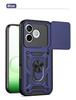 Armor Funda For Honor 600 Lite 5G Case Slide Camera Ring Stand Holder Shockproof Cover For Honor 600 Pro 600Lite 600Pro 5G Capa