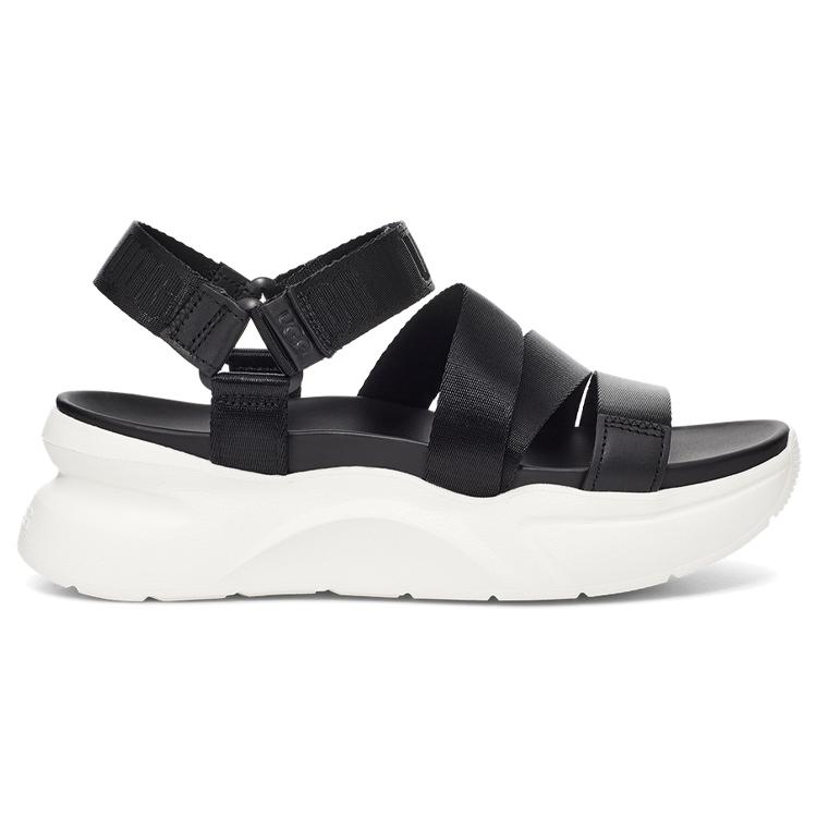 UGG La Cloud Collection Sports Sandals 'Black White' Women's 1118499-BPLL