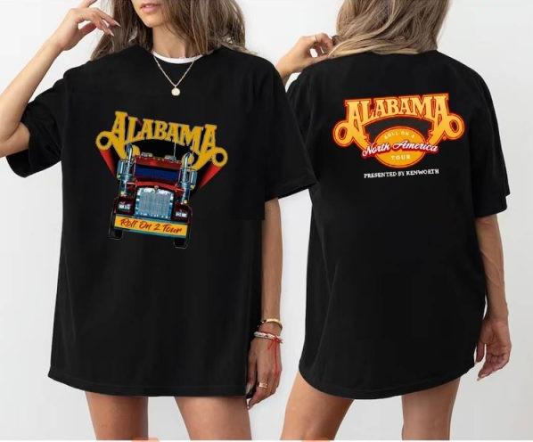 

Alabama Roll On 2 Tour Gift For Fan Unisex T-shirt Unisex T-Shirt M