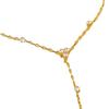 Personalità Semplice Colore Oro Acciaio Inossidabile Catena a Y Zircone Intarsiato Braccialetti Regolabili per Donne Anello Collega Braccialetti Gioielli