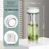 WANXIANG Double-Layer Antimicrobial Glass Tea Cup