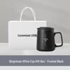 Geometric Ceramic Tea Brewing Cup with Lid and Filter