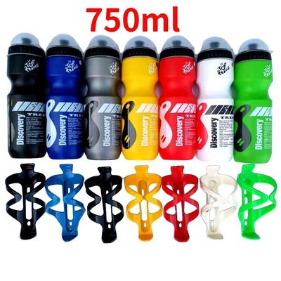750ML Portable Mountain Bike Water Bottle Outdoor Sports Water Bottle+Water Bottle Holder Outdoor Sports Portable Water Bottle