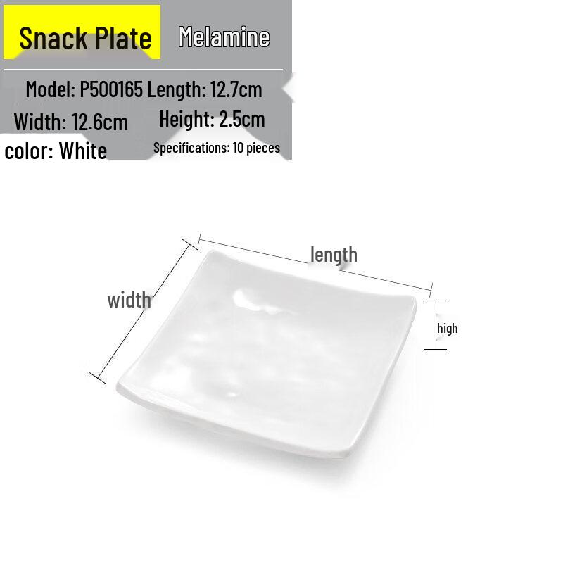 

Melamine 3-Compartment Boat-Shaped Serving Dish (10-Pack)