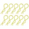 10Pcs RC Car Shell Clip RShape Metal Body Clips Pins for 1 5 1 6 1 8 1 10 RC Car
